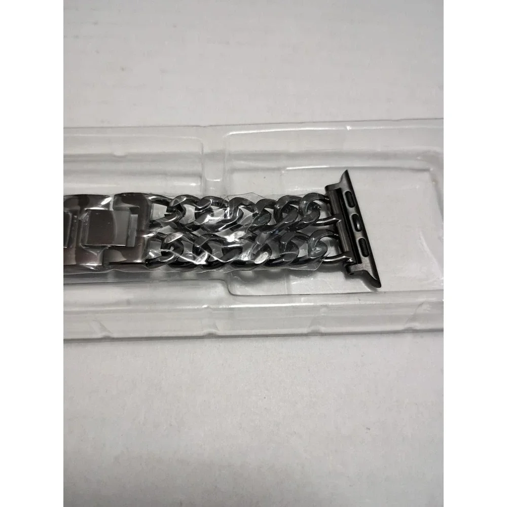 Apple Watch Band Adjustable Metal Band Cowboy Steel Chain Bracelet